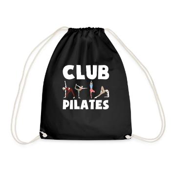 Pilates Club Fitness Fans - Drawstring Bag - black - Front
