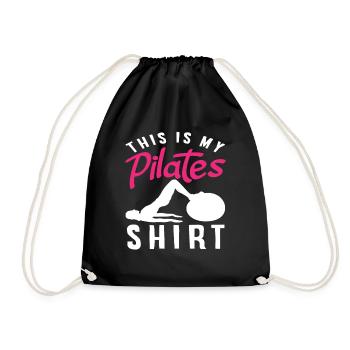 Pilates C’est ma chemise de Pilates - Sac de sport léger - noir - Devant