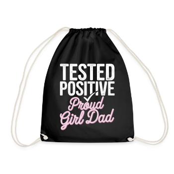 Geschenke Zum Vatertag Für Papa - Turnbeutel - Schwarz - Vorne