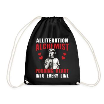 Allitération Alchimiste Poésie Slam - Sac de sport léger - noir - Devant