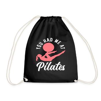 Pilates Tu m’as eu chez Pilates Style - Sac de sport léger - noir - Devant
