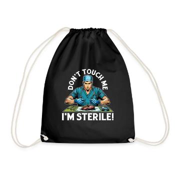 Transplant Surgery Don't Touch Me Surgical Tech - Turnbeutel - Schwarz - Vorne