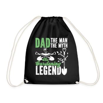 Amoureux des plantes Jardinage Papa Papa Le - Sac de sport léger - noir - Devant