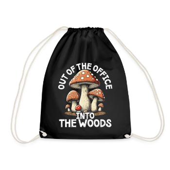 Mushroom Pickers Mushroom Pickers Mushroom Pickers Mushroom Pickers - Drawstring Bag - black - Front