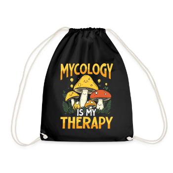 Mushroom Pickers Mushroom Pickers Mushroom Pickers Mushroom Pickers - Drawstring Bag - black - Front