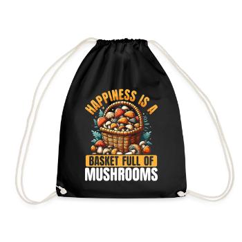 Mushroom Pickers Mushroom Pickers Mushroom Pickers Mushroom Pickers - Drawstring Bag - black - Front