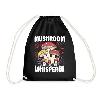 Mushroom Pickers Mushroom Pickers Mushroom Pickers Mushroom Pickers - Drawstring Bag - black - Front