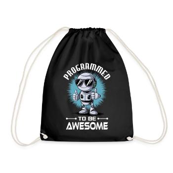 Ai Robotique Geek Tech Humour Robot - Sac de sport léger - noir - Devant