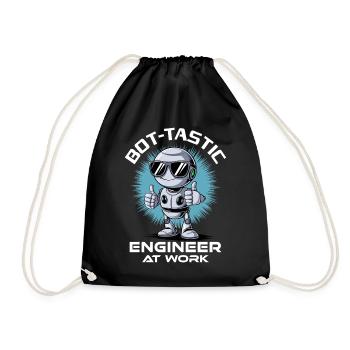 Ai Robotique Geek Tech Humour Robot - Sac de sport léger - noir - Devant