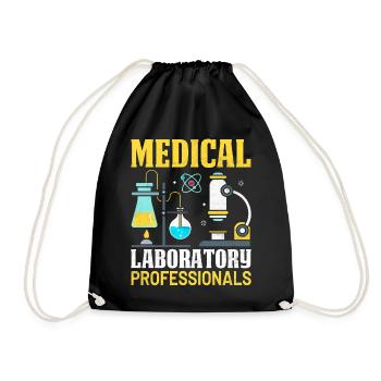 Professionnels de laboratoire médical Scientifique de laboratoire - Sac de sport léger - noir - Devant