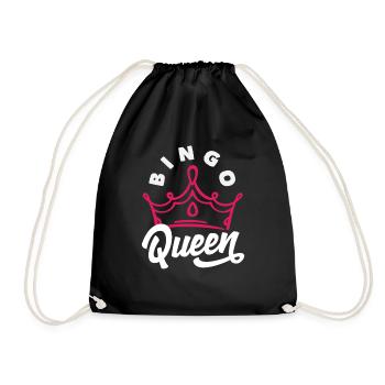 Couronne de joueur de Bingo Queen - Sac de sport léger - noir - Devant
