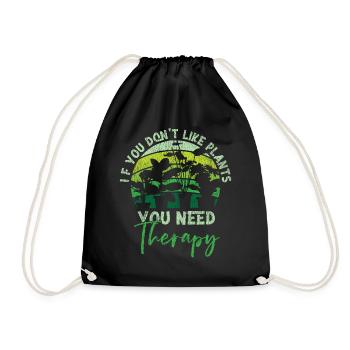 Jardinage amateur de plantes si vous ne le faites pas - Sac de sport léger - noir - Devant