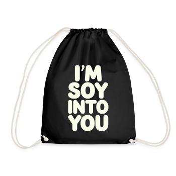 Je suis amoureux de toi végétalien végétarien - Sac de sport léger - noir - Devant