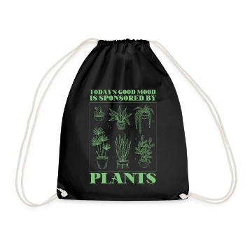 Plant Lover Gardening Today's Good - Turnbeutel - Schwarz - Vorne