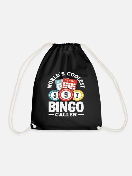 Bingo Coolster Bingo Ansager Spieler - Turnbeutel - Schwarz