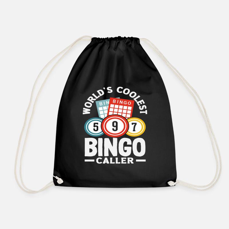 Bingo Coolster Bingo Ansager Spieler - Turnbeutel - Schwarz