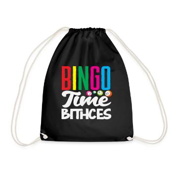 L’heure du bingo pour les joueurs de bingo - Sac de sport léger - noir - Devant