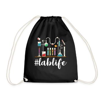 Vie de laboratoire Drôle MLS Lab Scientist Appréciation - Sac de sport léger - noir - Devant