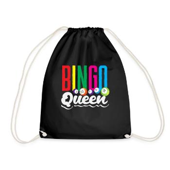 Bingo Queen Joueur Coloré - Sac de sport léger - noir - Devant