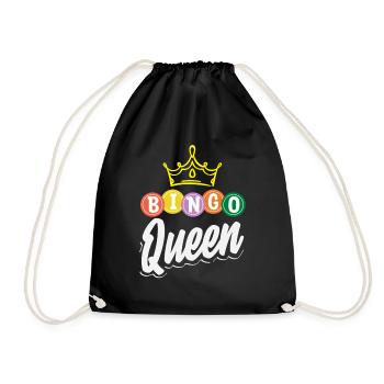 Couronne de joueur de Bingo Queen - Sac de sport léger - noir - Devant
