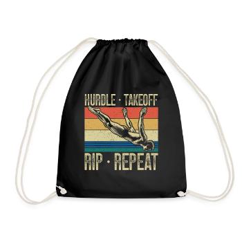 Springboard Diving Diving Diving Divers - Drawstring Bag - black - Front