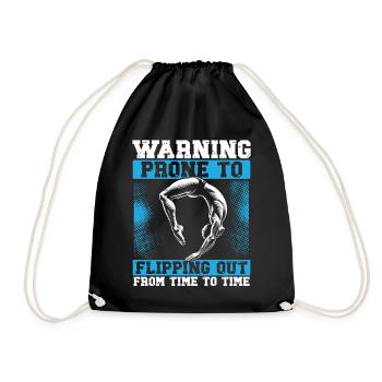 Springboard Diving Diving Diving Divers - Drawstring Bag - black - Front
