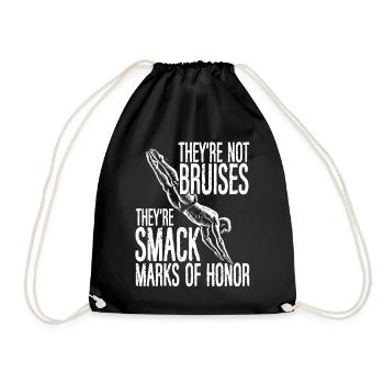 Springboard Diving Diving Diving Divers - Drawstring Bag - black - Front