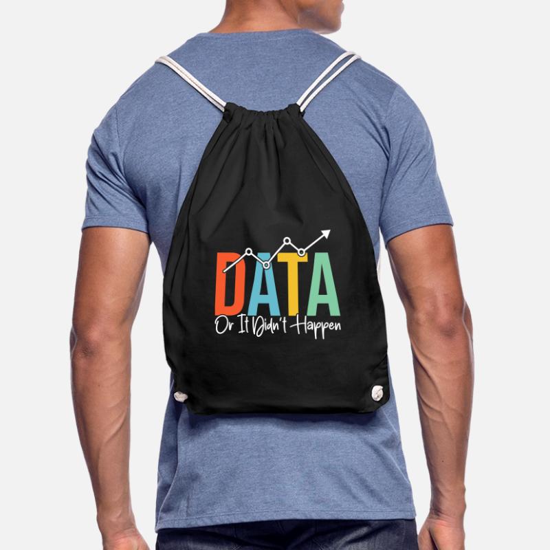 Data Or It Didn't Happen Funny Spreadsheet Data Drawstring Bag