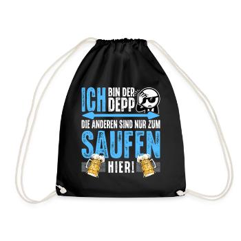 Bräutigam T-Shirt Junggesellenabschied Männer JGA - Turnbeutel - Schwarz - Vorne