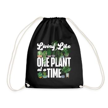 Amoureux des plantes Jardinage Vie vivante - Sac de sport léger - noir - Devant