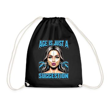 Plastic Surgeon Age Is Just A Beauty Therapist - Drawstring Bag - black - Front