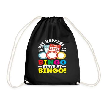 Bingo amusant pour les joueurs de bingo - Sac de sport léger - noir - Devant