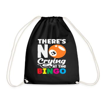 Bingo : Pas de pleurs pour les joueurs de bingo - Sac de sport léger - noir - Devant