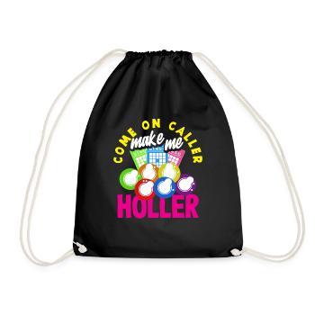 Joueurs de bingo Venez m’appeler - Sac de sport léger - noir - Devant