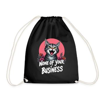 Ne vous regardez pas - Sac de sport léger - noir - Devant