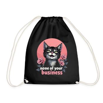 Ne vous regardez pas - Sac de sport léger - noir - Devant