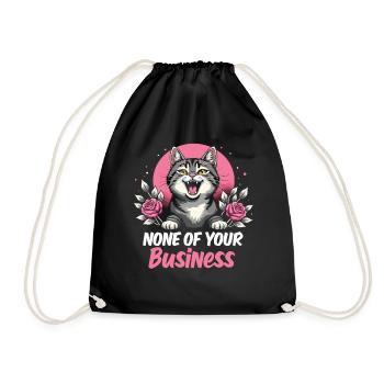 Ne vous regardez pas - Sac de sport léger - noir - Devant