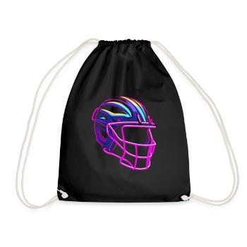 Casque de crosse Synthwave - Sac de sport léger - noir - Devant