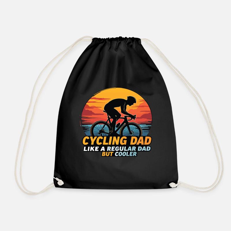 Cycling Dad Radfahrer Lustiges Radfahrer Rennrad - Turnbeutel - Schwarz