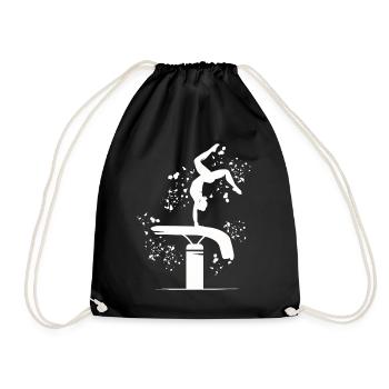 Gymnastique artistique Gymnastique artistique Saut d’obstacles à cheval Table de saut - Sac de sport léger - noir - Devant