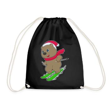 Ski de Noël Bear - Sac de sport léger - noir - Devant
