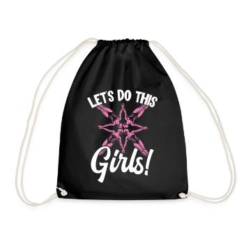Synchronized Swimming Synchro Swimmers - Drawstring Bag - black - Front