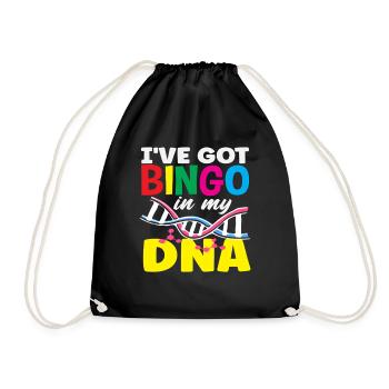 Les joueurs de bingo découvrent dans mon ADN - Sac de sport léger - noir - Devant