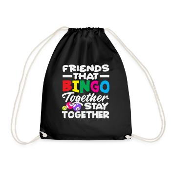Bingo Players Friends Together Together - Drawstring Bag - black - Front