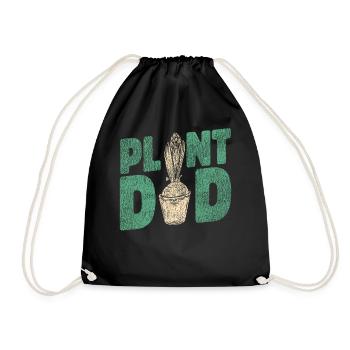 Amoureux des plantes Jardinage Plante Papa - Sac de sport léger - noir - Devant