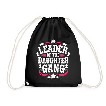 Geschenke Zum Vatertag Für Papa - Turnbeutel - Schwarz - Vorne