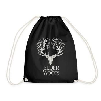 Elder Of The Woods Deer Spirit Forest - Drawstring Bag - black - Front