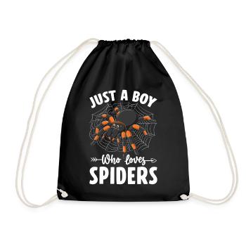 Juste un garçon qui aime les araignées Drôle de tarentule - Sac de sport léger - noir - Devant