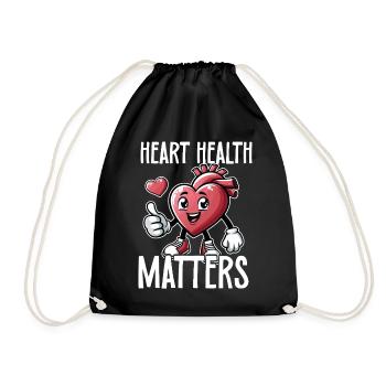 Support in raising awareness of - Drawstring Bag - black - Front