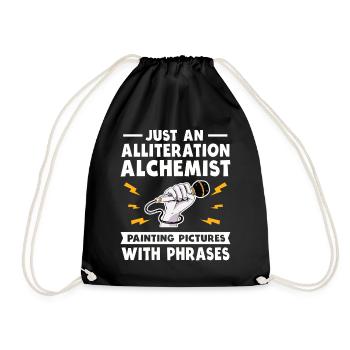 Allitération Alchimiste Poésie Slam - Sac de sport léger - noir - Devant
